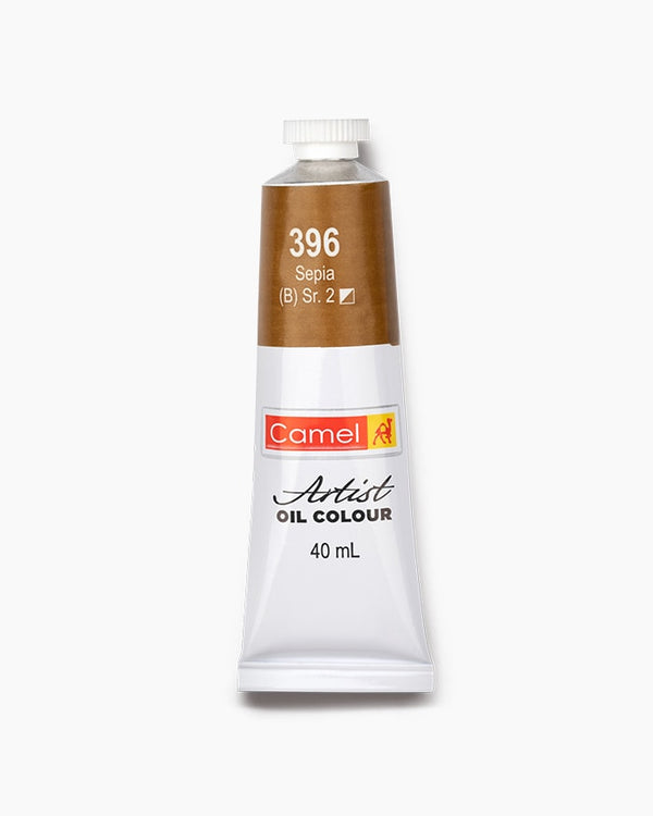 Camel Artist Oil Colour Individual tube of Sepia in 40 ml