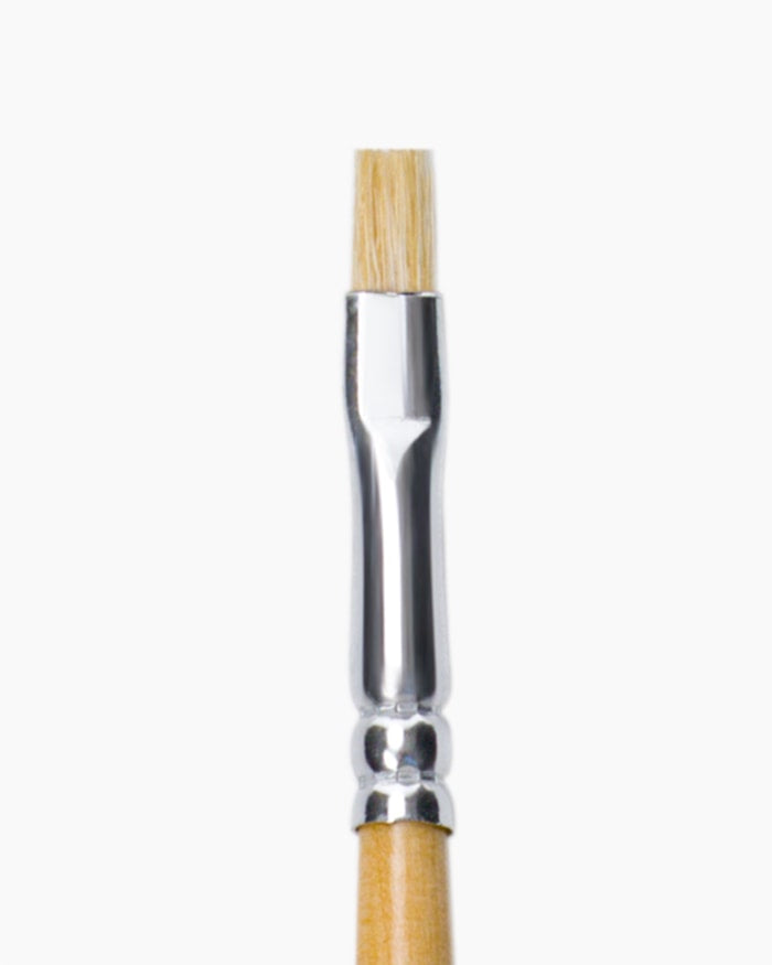 Camlin White Bristle Brushes Individual brush No 2, Flat - Series 56