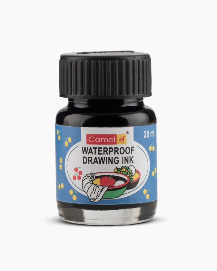 Camel Coloured Drawing Inks- Individual Bottle of Cobalt Blue Hue in 20ml