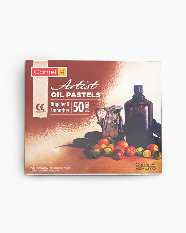 Camel Artist Oil Pastels- Assorted Pack of 50 Shades