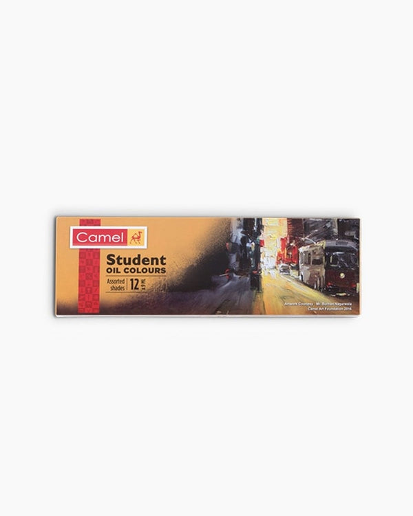 Camel Student Oil Colours Set of 12 Shades of 9 ml