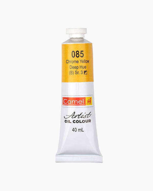 Camel Artist Oil Colour Individual tube of Chrome Yellow Deep Hue in 40 ml