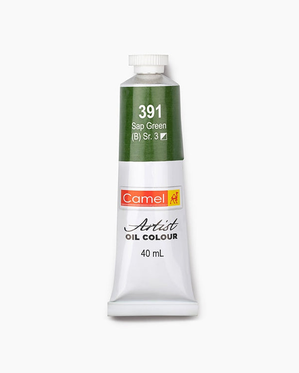 Camel Artist Oil Colour Individual tube of Sap Green in 40 ml