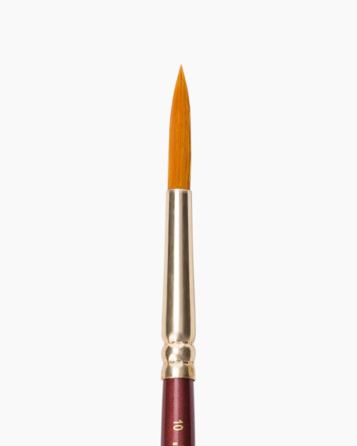 Camlin Synthetic Gold Individual brush No 10, Round - Series 66
