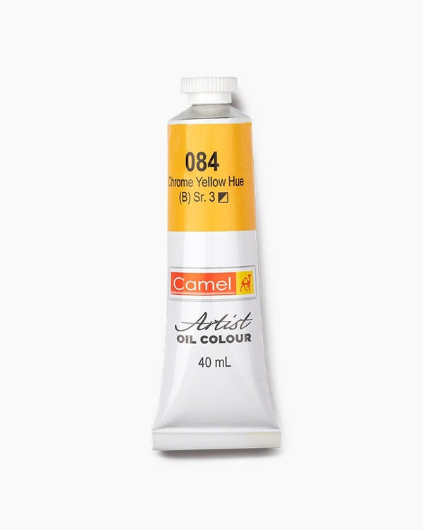 Camel Artist Oil Colour Individual tube of Chrome Yellow Hue in 40 ml