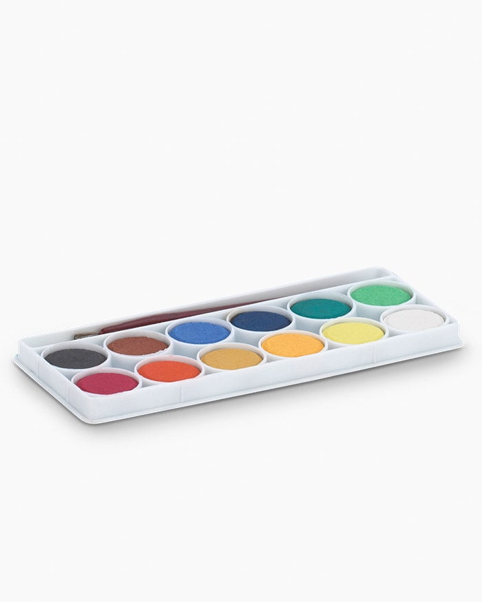 Camel Student Water Colours- Assorted Box of Cakes 12 Shades, Junior
