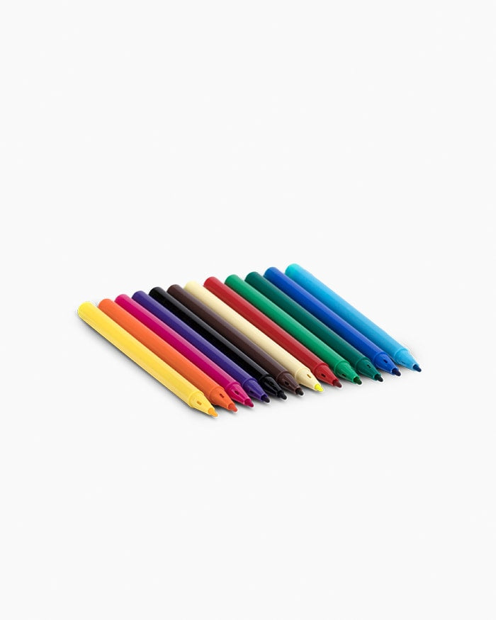 Camel Sketch Pens- Assorted Pack of 12 Shades, Full size