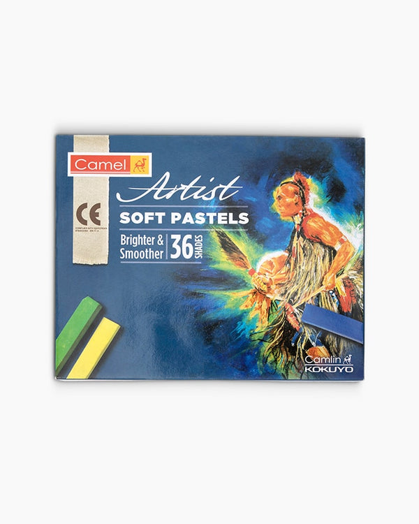 Camel Artist Soft Pastels- Assorted Pack of 36 Shades