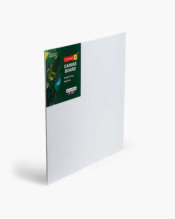 Camel Medium Individual Canvas Board with Size- 60 cm x 60 (24" x 24") (Pack of 2)