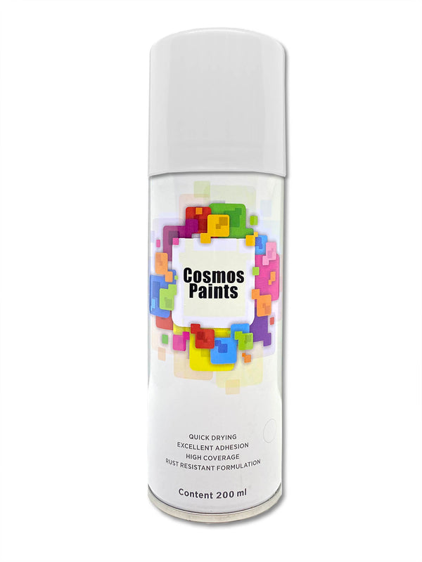 Cosmos Paints - Spray Paint in 40 Gloss White 400ml