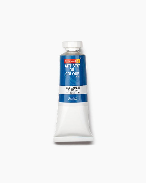 Camel Artist Oil Colour Individual tube of Camlin Blue in 120 ml