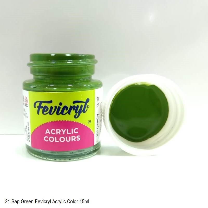 Fevicryl Acrylic Colour 100 ml No-21 Sap Green