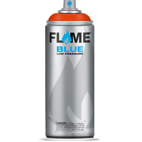 Flame Blue Low Pressure Acrylic Orange Colour Graffiti Spray Paint - FB 212 (400ml)
