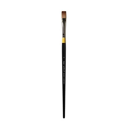 Daler-Rowney System3 Long Handle Bright Paint Brush(No 8, SY41) Pack of 1