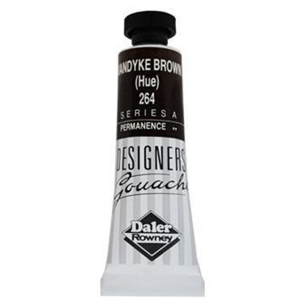 Daler Rowney Designers Gouache 15ml Vandyke Brown Hue (Pack of 1)