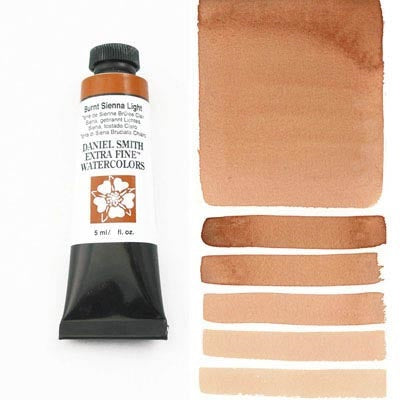 Daniel Smith Extra Fine Watercolors Tube, 5ml, (Burnt Sienna Light)