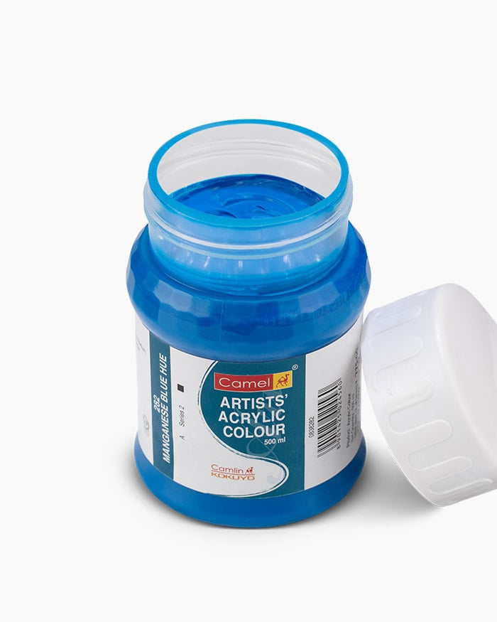CAMEL ARTIST ACRYLIC COLOUR 500ML - MANGANESE BLUE HUE