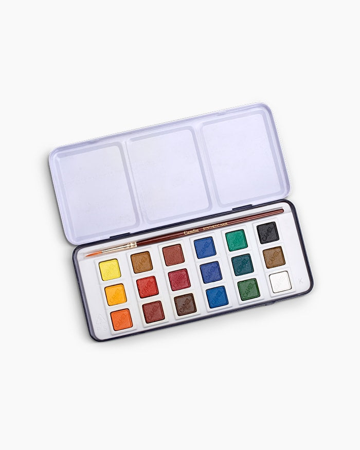 Camel Artist Water Colour Cakes 18 Shades - Student's Choice