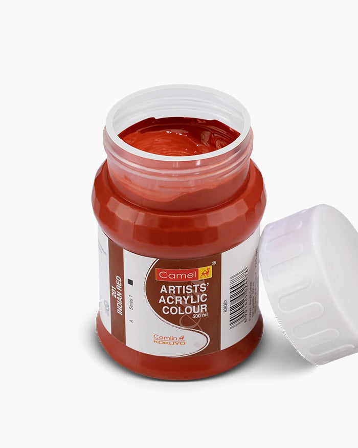 CAMEL ARTIST ACRYLIC COLOUR 500ML – Indian Red