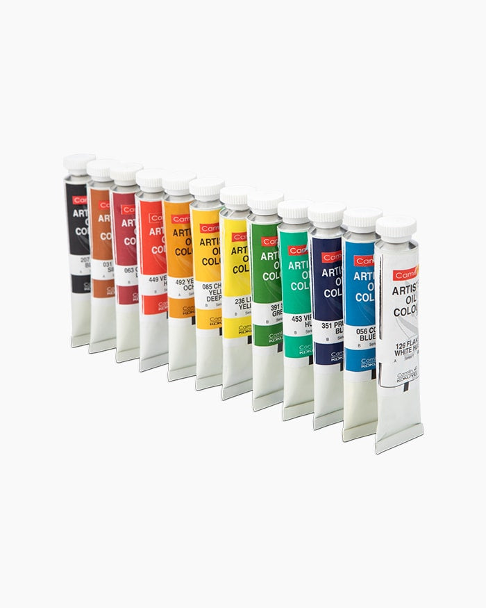 Camel Artist's Oil Colour Box - 20 ml tubes (Set of 12)