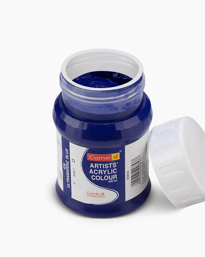 CAMEL ARTIST ACRYLIC COLOUR 500ML - ULTRAMARINE BLUE