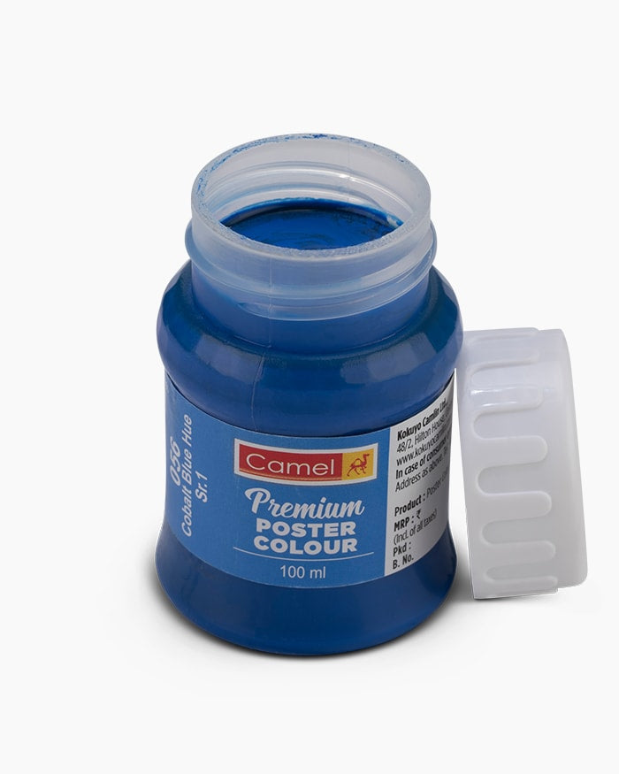 Camel Premium Poster Colour Individual bottle of Cobalt Blue Hue in 100 ml