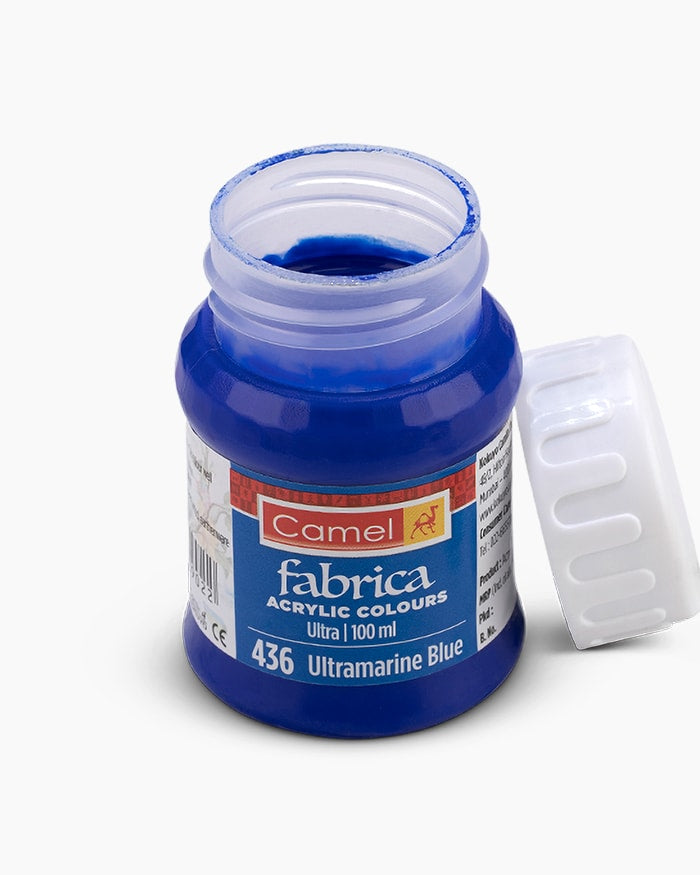 Camel Fabrica Acrylic Colours Individual bottle of Ultramarine Blue in 100 ml, Ultra range