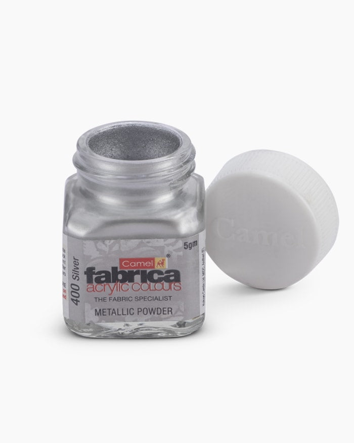Camel Fabrica Metallic Powders Individual bottle of Silver in 5 g Pack of 2