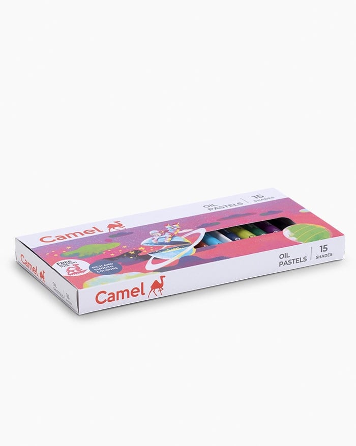 Camel Student Oil Pastels: Assorted Carton Pack of 15 Shades