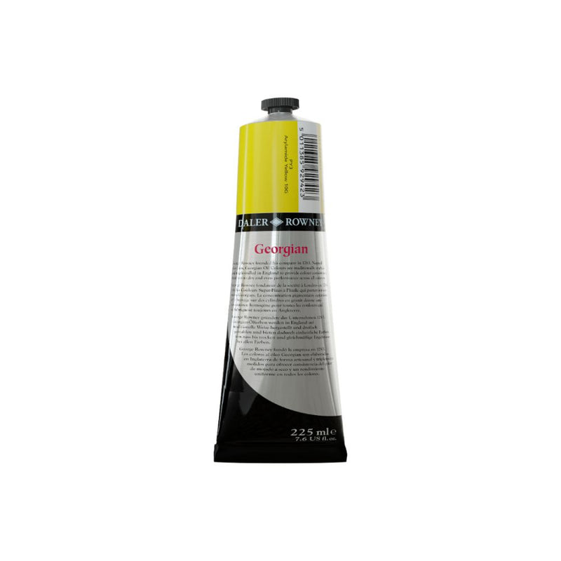 Daler-Rowney Georgian Oil Colour Metal Tube (225ml, Lemon Yellow-651) Pack of 1