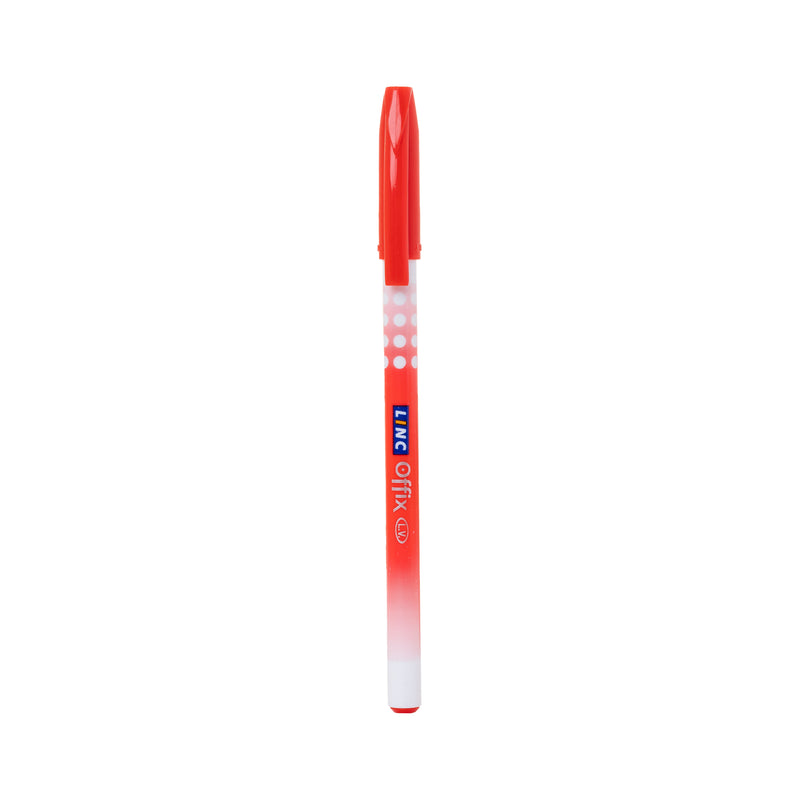 Linc Offix WBF Ball Pen Red Ink - 15 Pcs, 3 Pouch