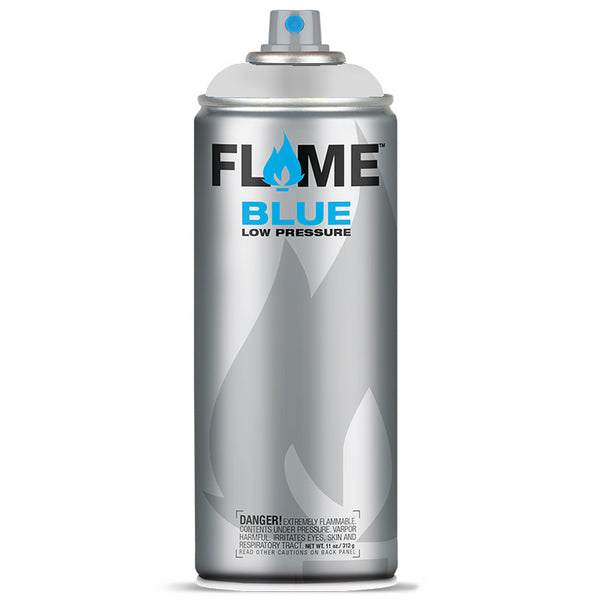 Flame Blue Low Pressure Acrylic Transparent White Colour Graffiti Spray Paint - FB 3004 (400ml)