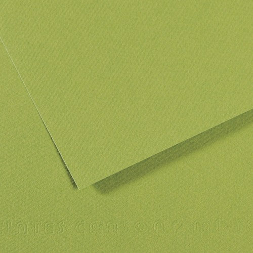 Canson sheets Mi-teintes 50X65 160G APPLE GREEN 475 31032S106 10 Sheets GSM-160; Size-50x65cm
