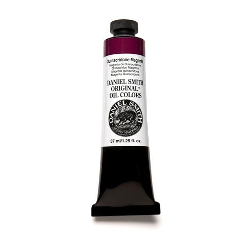 Daniel Smith Water Soluble Oils Color 37ml Paint Tube, Quinacridone Magenta