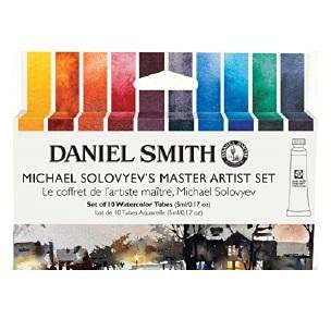 Daniel Smith Extra Fine Watercolor - Michael Solovyev's Master Artist, Set of 10, 5 ml, Tubes