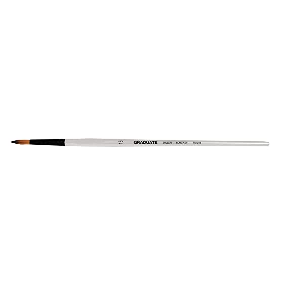 Daler-Rowney Graduate Long Handle Round Paint Brush (No 16) Pack of 1
