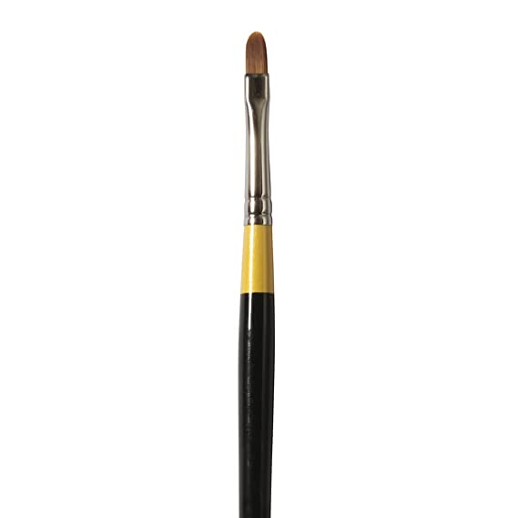 Daler-Rowney System3 Short Handle Filbert Paint Brush (No 4, Series 67) Pack of 1