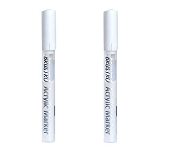 Brustro Acrylic (DIY) Marker White Set of 2