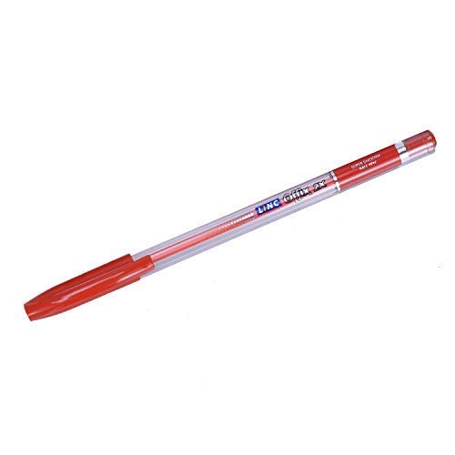 Linc Offix 2X Ball Pen (Red, 5 Pcs Pouch, Pack of 3)