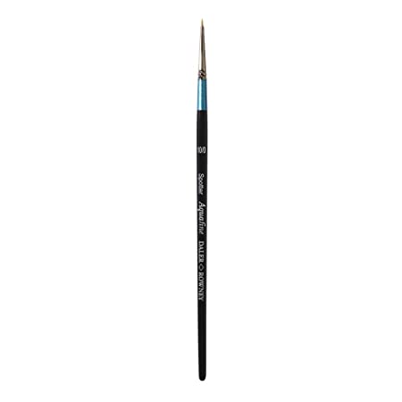Daler-Rowney Aquafine Short Handle Spotter Watercolour Brush (No 10/0, AF81) Pack of 1