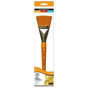 Daler-Rowney Simply Long Handle Gold Taklon Mega Acrylic Brush (2 Inch)