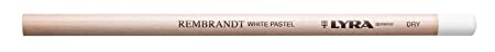 Lyra Rembrandt Dry Art Pencil (White Pastel, Pack of 12)