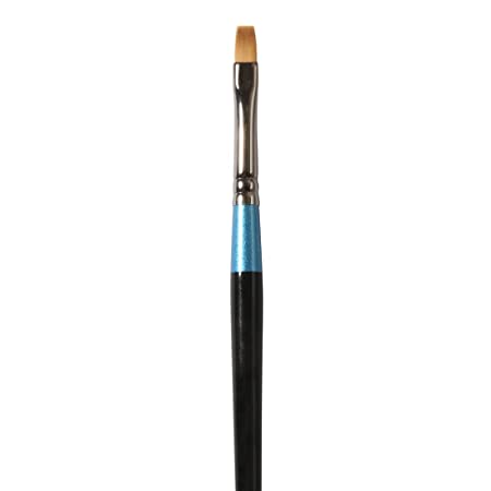 Daler-Rowney Aquafine Short Handle Flat Shader Watercolour Brush (No 6, AF62) Pack of 1