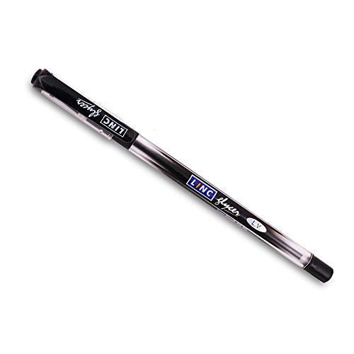 Linc Glycer 0.6mm Ball Pen (Black Ink, 10 Pcs)