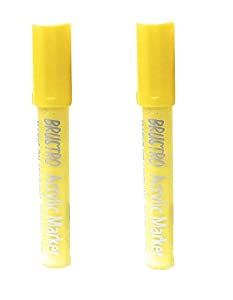 Brustro Acrylic (DIY) Marker Lemon Yellow Set of 2