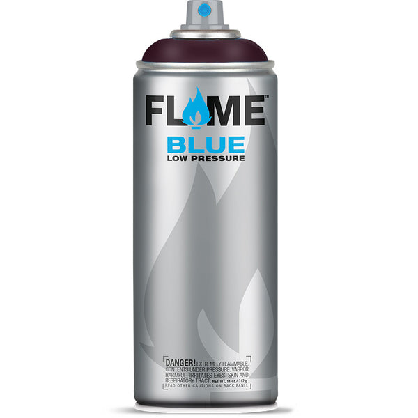 Flame Blue Low Pressure Acrylic Aubergine Colour Graffiti Spray Paint - FB 322 (400ml)