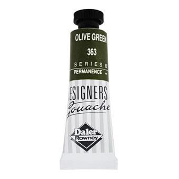 Daler Rowney Designers Gouache 15ml Olive Green (Pack of 1)