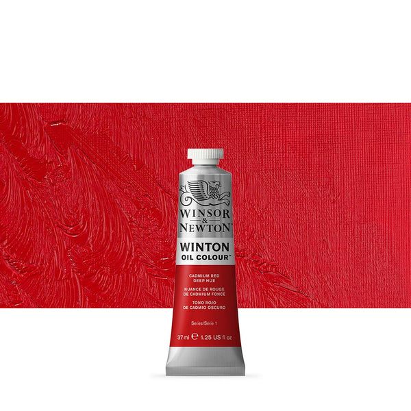 Winsor & Newton Winton Oil Colour Tube, 37ml, Cadmium Red Deep Hue