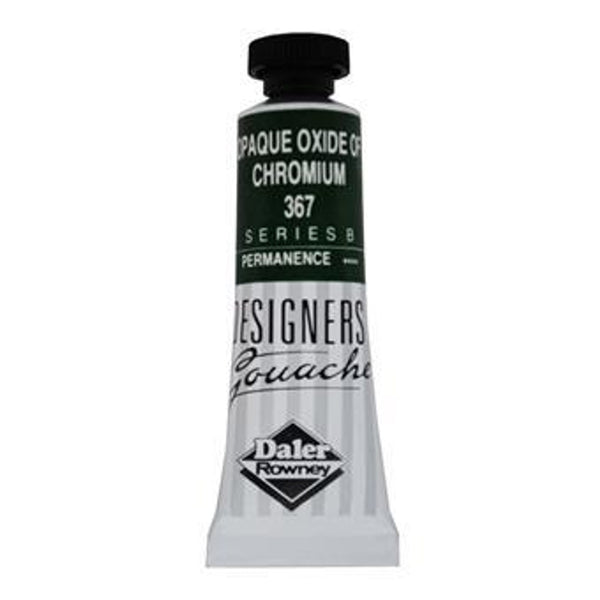 Daler Rowney Designers Gouache 15ml Opaque Oxid Chromium (Pack of 1)