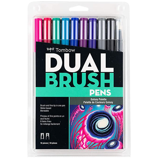 Tombow Dual Brush Pen Galaxy 10 Pieces